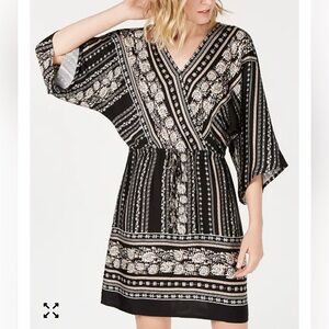 NY Collection Monochrome Geometric dress - size XL